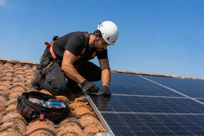Maintenance et monitoring de panneaux solaires à Bernadets