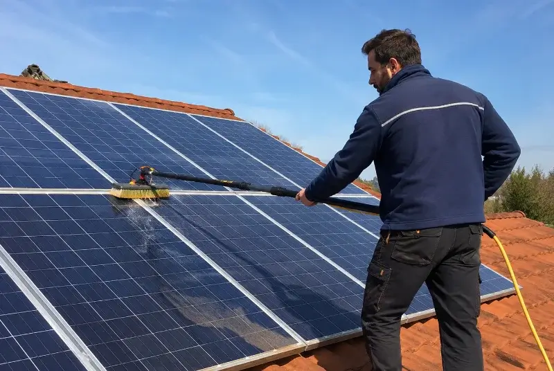 Nettoyage et entretien de panneaux solaires à Bernadets
